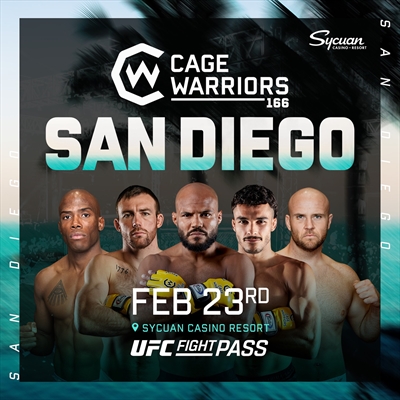 CW 166 - Cage Warriors 166: San Diego